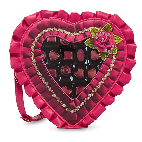 Betsey Johnson Kitsch Heart Box O' Chocolates Crossbody
