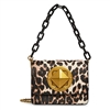 Betsey Johnson Lock It Up Leopard Print Convertible Mini Bag