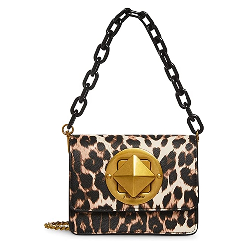 Betsey Johnson Lock It Up Leopard Print Convertible Mini Bag