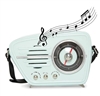 Betsey Johnson Kitsch Vintage Radio Active Crossbody w Wireless Speaker