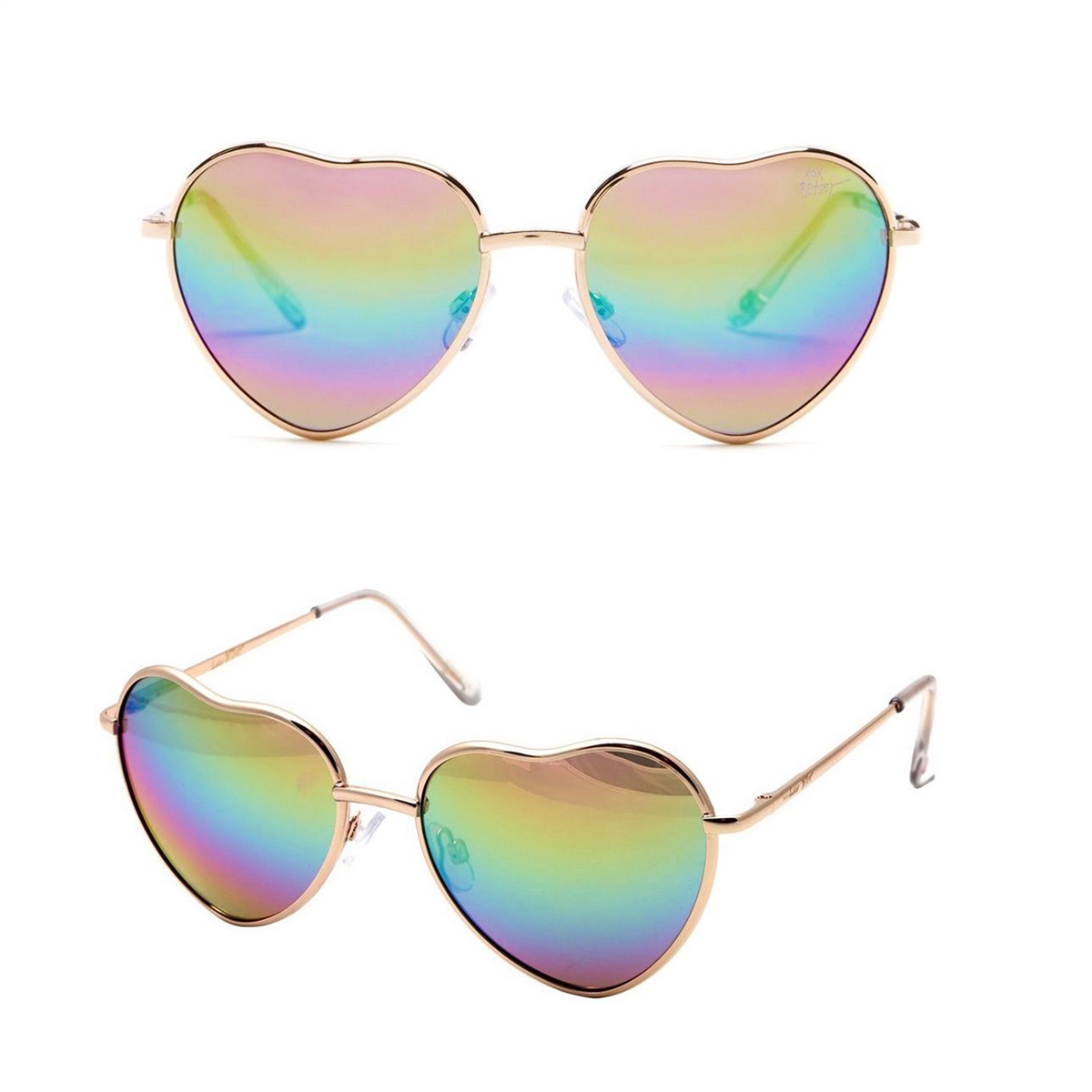 Betsey Johnson Heart Shaped Sunglasses New Betsey Johnson Heart Shape Sunglasses Pink Crystal Frame  main image 2