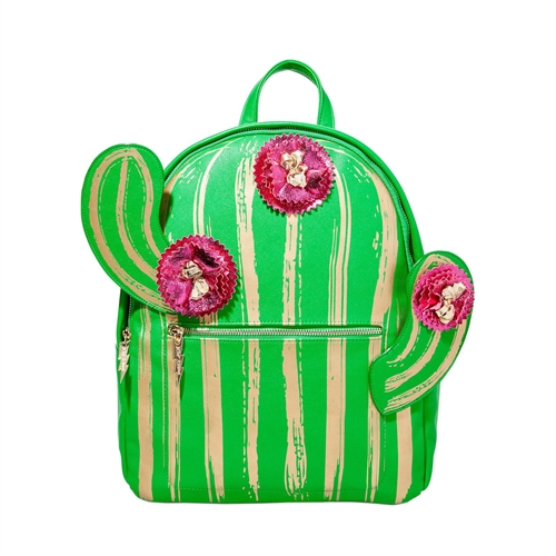 Betsey Johnson Lookin Sharp 3D Cactus Large Backpack