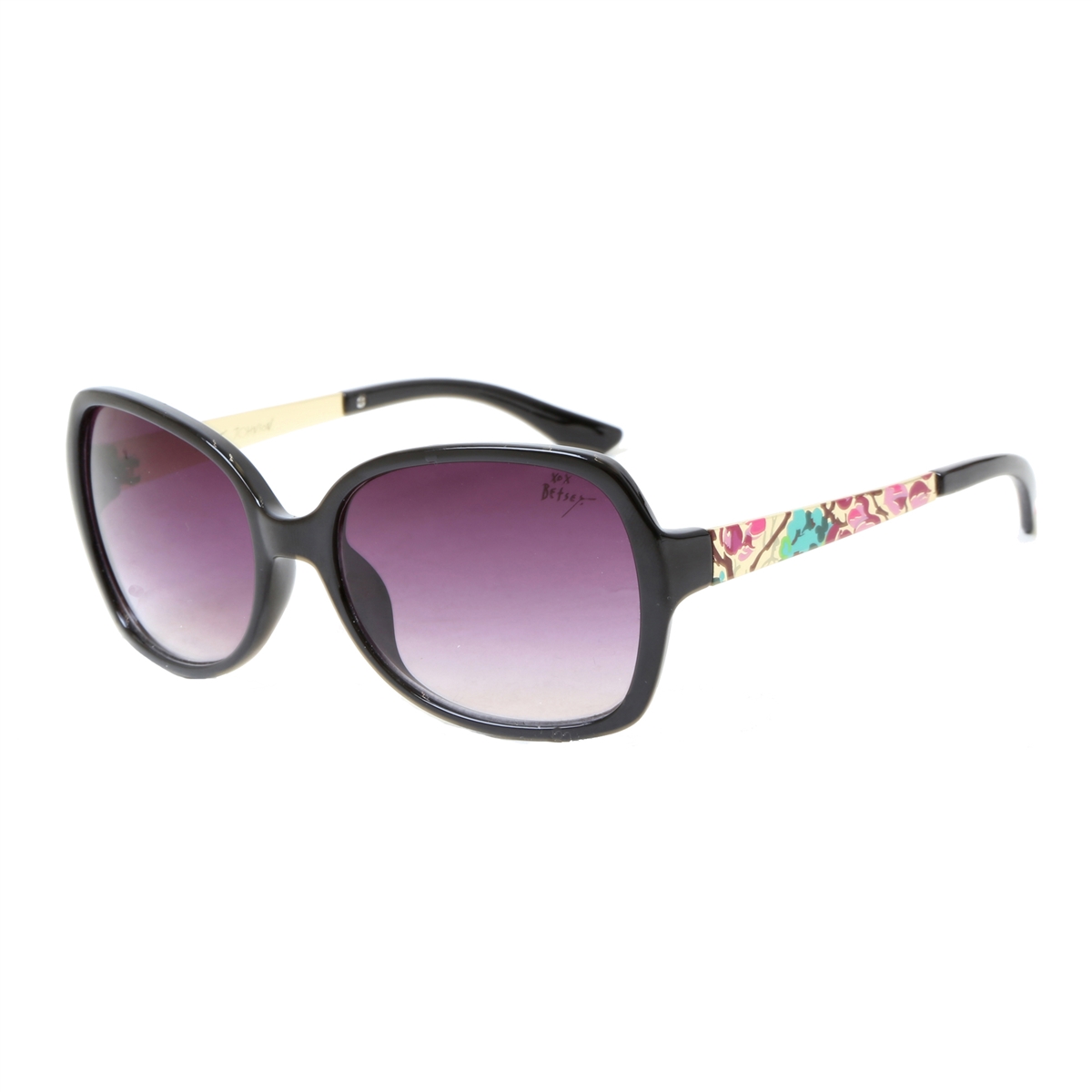 Betsy Johnson Garden Party Sunglasses AVAILABLE IN BLACK OR PINK Betsey Johnson BE305 Square Sunglasses Gift Set - Samsclub.com main image 4
