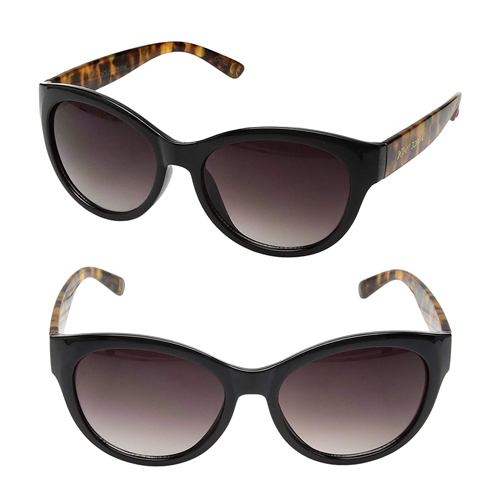 Betsey Johnson Tortoise Print Cateye Sunglasses