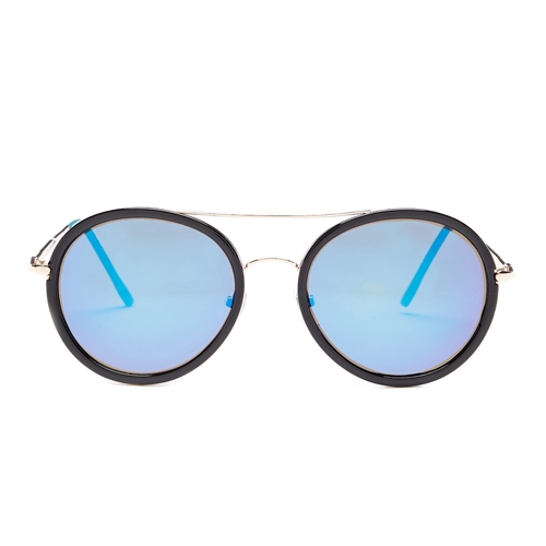 Betsey Johnson Top Bar Round Sunglasses