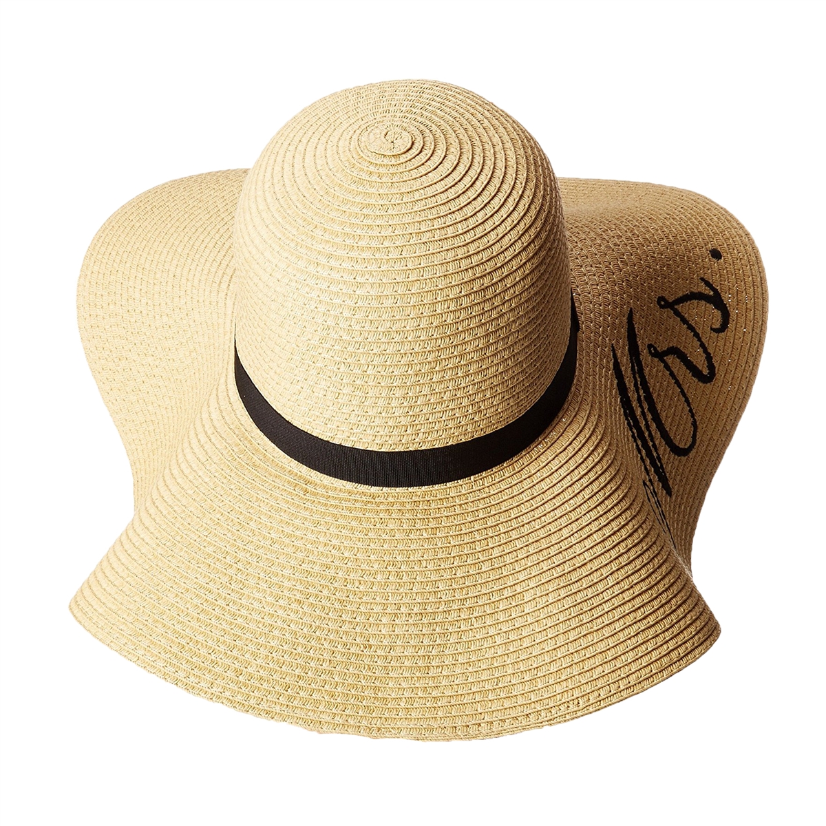 Blu by Betsey Johnson Mrs. Floppy Pom Sun Hat, Natural