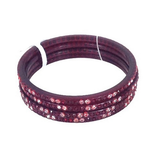 Chamak by Priya Kakkar Crystal Bangle Bracelet Set of 4