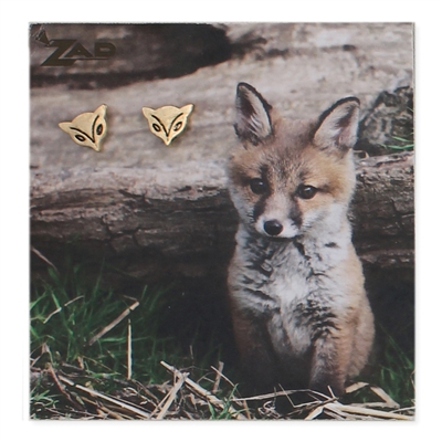 Zad Jewelry Foxy Fox Stud Earrings