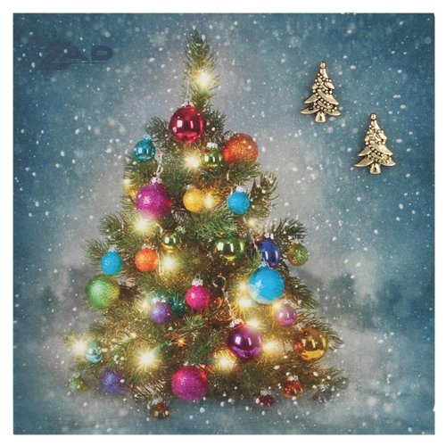 Zad Jewelry Christmas Tree Stud Earrings