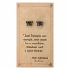 Zad Jewelry Literary Quotes Hans Christian Andersen Butterfly Mini Stud Earrings