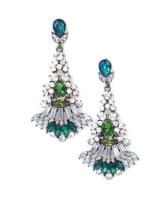 Cara Fan Chandelier Earrings