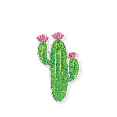 Zad Cactus Embroidered Iron On Patch