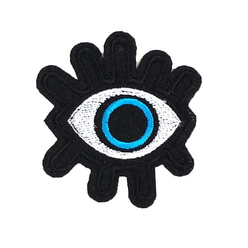 Evil Eye Protection Embroidered Iron On Patch Applique
