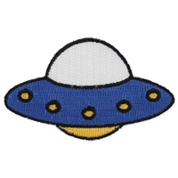 Zad UFO Iron On Patch Applique