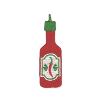 Hot Tamale Hot Sauce Embroidered Iron On Patch Applique