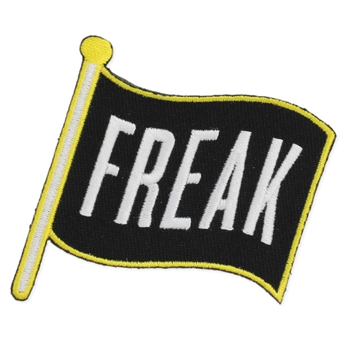 Zad Let your Freak Flag Fly Embroidered Iron On Patch Applique