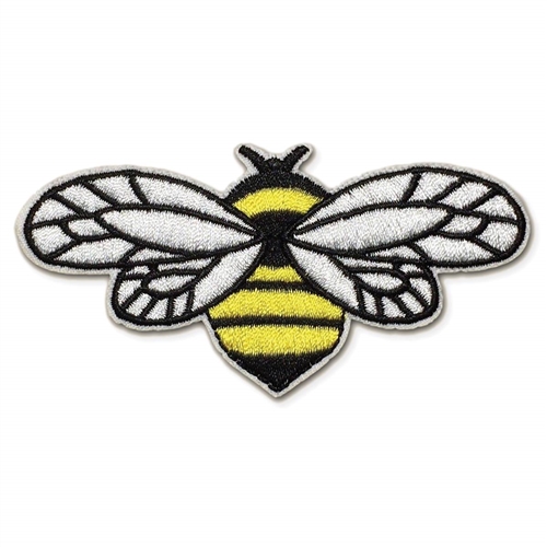 Bumblebee Bee Embroidered Iron On Patch Applique