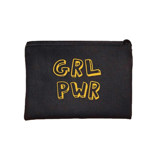 Fashion Culture GRL PWR Zip Cosmetic Case