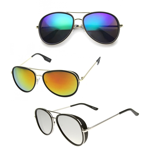 Roadster Side Cover Mirrored Lens Aviator