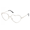 Fashion Culture Metal Heart Frame Blue Light Filter Glasses