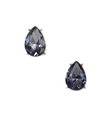 Crystal Tear Drop Earrings