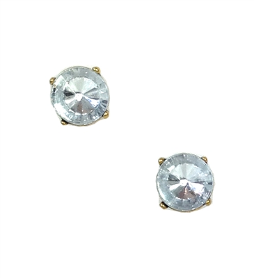 Crystal Cushion Cut Studs Earrings