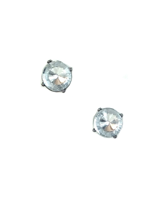 Crystal Cushion Cut Studs Earrings