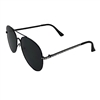 Bijou Crystal Embellished 60 mm Aviator Sunglasses