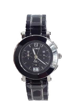 Fendi F661110 Ceramic Chronograph Bracelet Watch