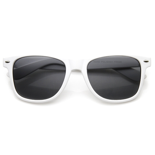 Amped Soft Rubberized Horned Rim Sunglasses