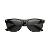 Fashion Culture Horned Rim Sunglasses, Oversized Black Sunglasses for Women, Bold Statement Shades with UV Protection