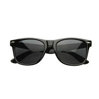 Black Out Horned Rim Sunglasses