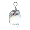 Owl Faux Fur Keychain Purse Charm