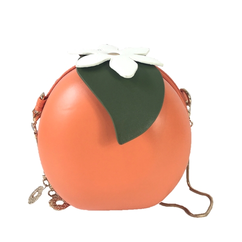 Fashion Culture Orange Blossom Round Crossbody