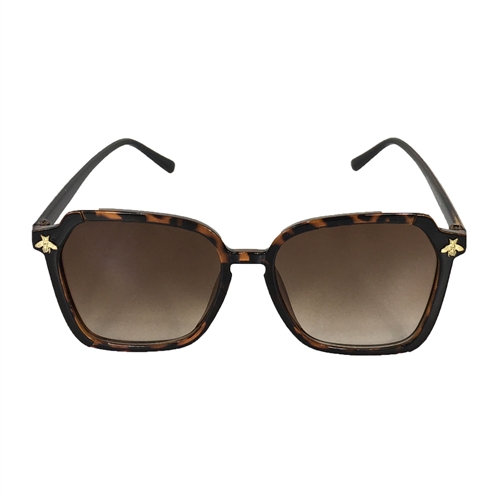 Fashion Culture Bee-Loved Bee Charm  Square Sunglasses