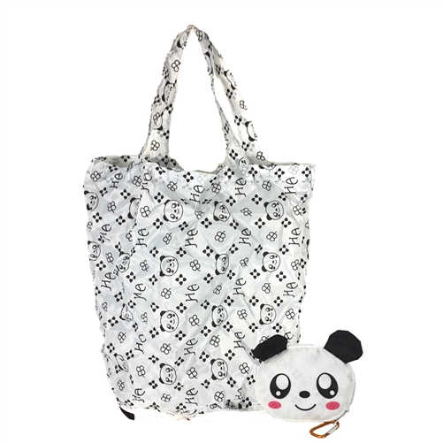 Fashion Culture Panda Purse Charm Packable Eco Shopping Tote
