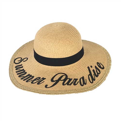 Fashion Culture 'Summer Paradise' Floppy Sun Hat