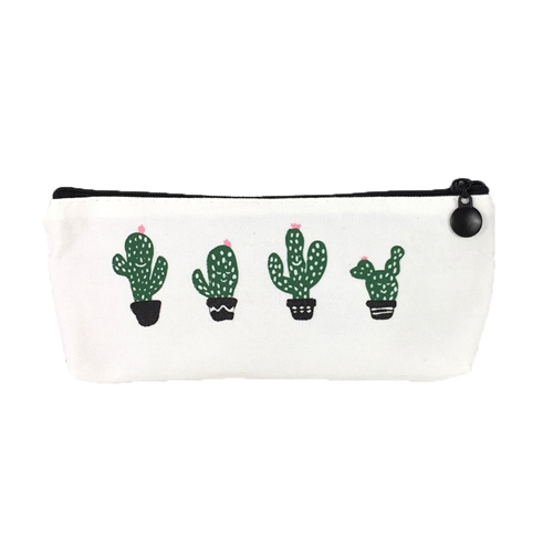Fashion Culture Dancing Cactus Zip Pouch Cosmetic Case