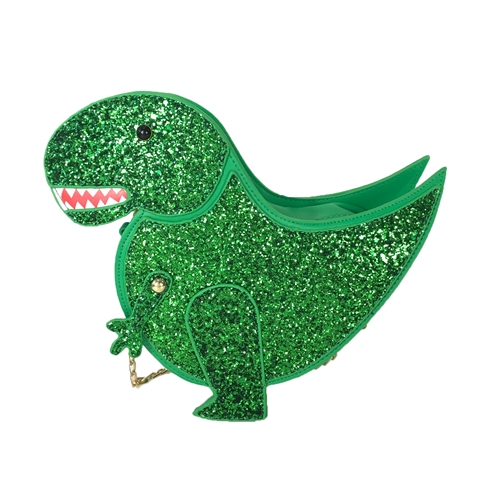 Fashion Culture Dinosaurs Rule T Rex Glitter Dino Crossbody