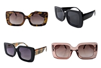 Oversized Square Sunglasses Fashion Culture Koda Bold Frame Gradient Lens Trendy Womens Eyewear