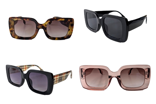 Oversized Square Sunglasses Fashion Culture Koda Bold Frame Gradient Lens Trendy Womens Eyewear