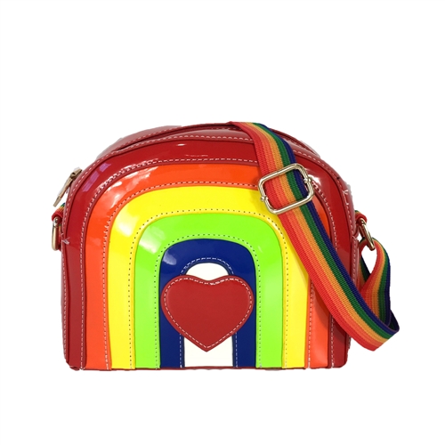 Fashion Culture I Heart Chasing Rainbows Crossbody