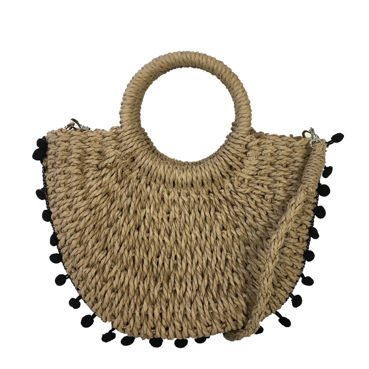 Eliza Large Woven Straw Tote Bag