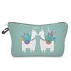 Llama Love Zip Cosmetic Case Travel Pouch