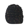 Colorful Specks Knit Beanie Hat with Brim