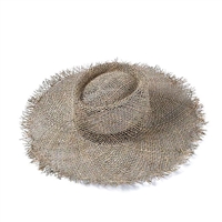 Nellie Open Weave Wide Brim Straw Sun Hat