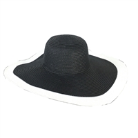 Fashion Culture Tiffany Wide Brim Floppy Straw Sun Hat