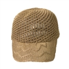 Breezy Crocheted Open Weave Baseball Cap