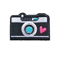 Camera Embroidered Iron On Patch Applique