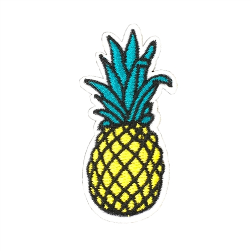 Sweet Pineapple Embroidered Iron On Patch Applique